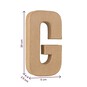 Mache Letter G 20cm image number 4