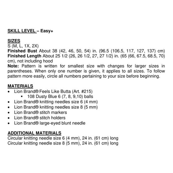 FREE PATTERN Lion Brand Anderson Ranch Pullover L80020 image number 2