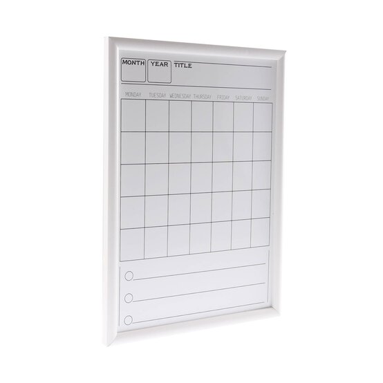 MDF Frame Whiteboard 30cm x 40cm image number 1