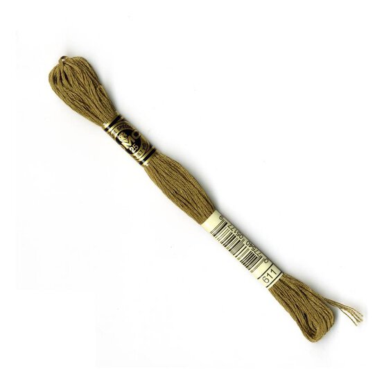 DMC Brown Mouline Special 25 Cotton Thread 8m (611) image number 1