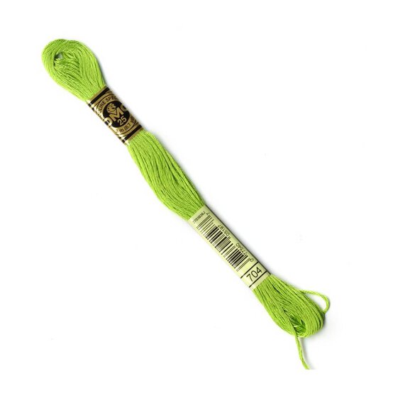 DMC Green Mouline Special 25 Cotton Thread 8m (704) image number 1