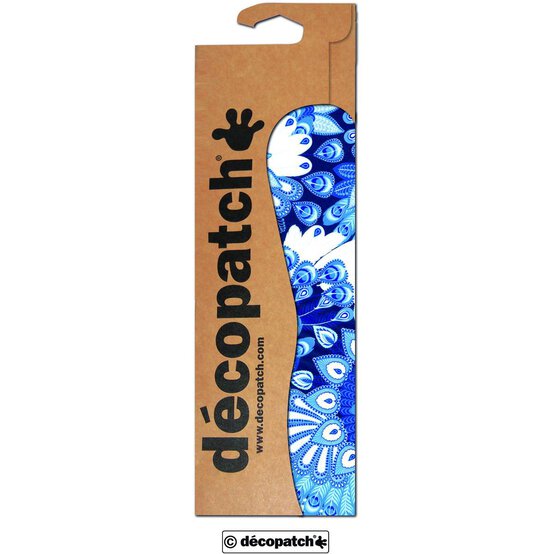 Decopatch Peacock Swirls Paper 3 Sheets image number 3