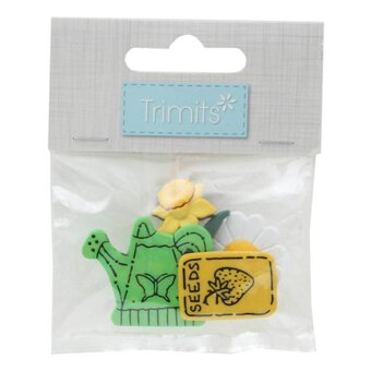 Trimits Gardening Craft Buttons 4 Pieces