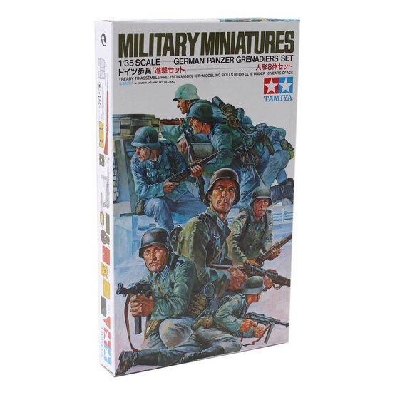 Tamiya German Panzer Grenadiers Model Kit 1:35 image number 1