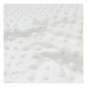 White Soft Dimple Fleece Fabric by the Metre image number 1