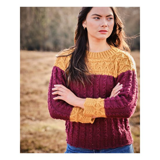 Knitcraft Broken Honeycomb Jumper Digital Pattern 0210