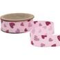 Hearts Grosgrain Ribbon 15mm x 5m image number 3