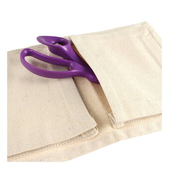 Natural Canvas Hanging Storage 56cm x 26cm 