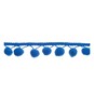 Blue 20mm Pom Pom Trim by the Metre image number 1