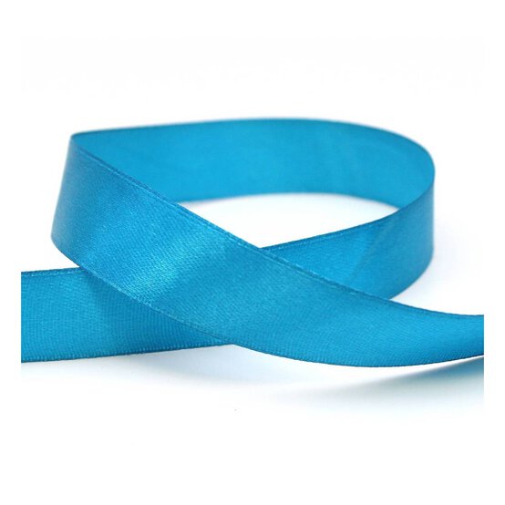 Vivid Blue Satin Ribbon 20 mm x 15 m image number 2