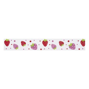 Strawberry Cotton Ribbon 20mm x 5m