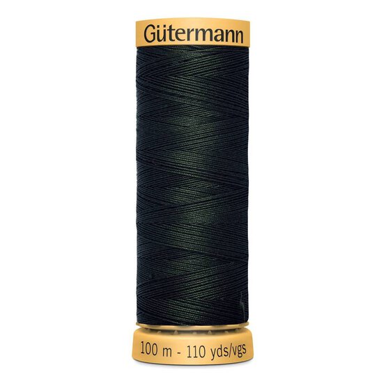Gutermann Green Cotton Thread 100m (8812) image number 1