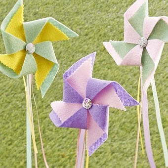 How to Make Pinwheels from Felt
