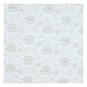 Grey Polyester Floral Lace Fabric by the Metre image number 2