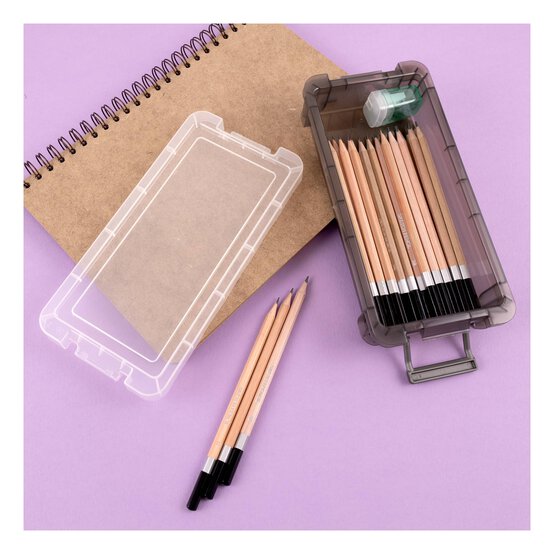 Whitefurze Allstore 0.75 Litre Transparent Grey Storage Box  image number 2