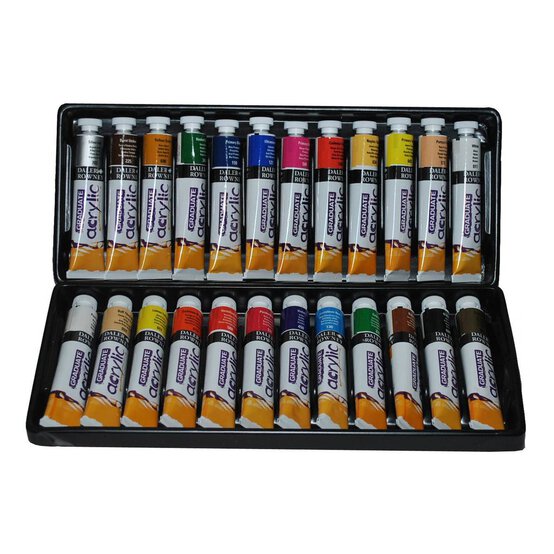 Daler-Rowney Graduate Acrylic Paint 24 Pack image number 2