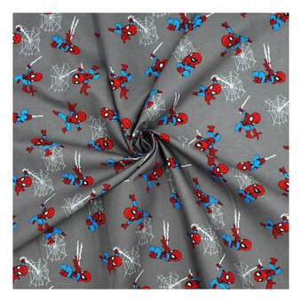 Mini Spider-Man Cotton Fabric by the Metre