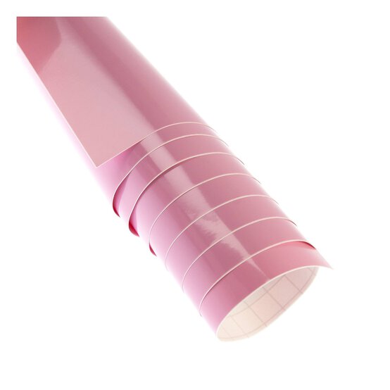 Pink Glossy Permanent Vinyl 12 x 48 Inches image number 4
