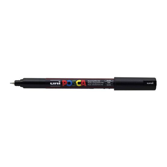Uni-ball Black Posca Marker PC-1MR image number 1