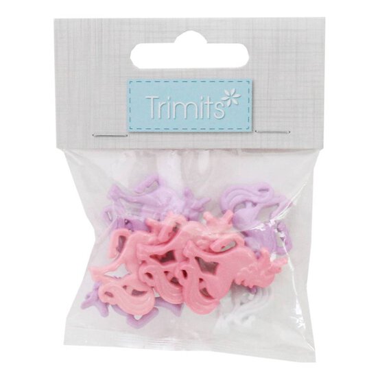Trimits Unicorn Novelty Buttons 6 Pieces image number 2