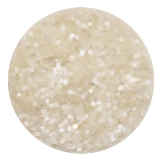 Silver White Biodegradable Flaky Glitter Shaker 20g image number 2