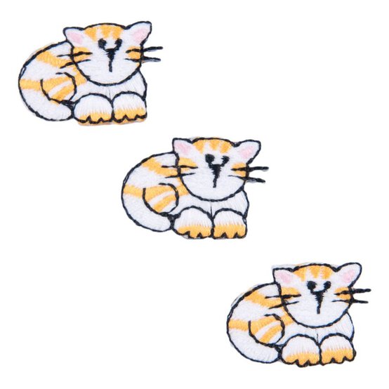 Trimits Cat Iron-On Patches 3 Pack image number 1