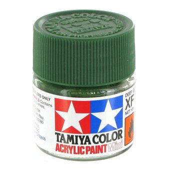 Tamiya Colour Acrylic Paint XF-26 Deep Green 10ml