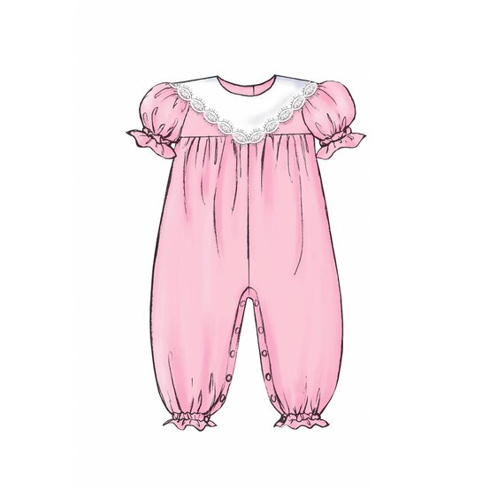 Butterick Baby Dress Sewing Pattern B4110 image number 5