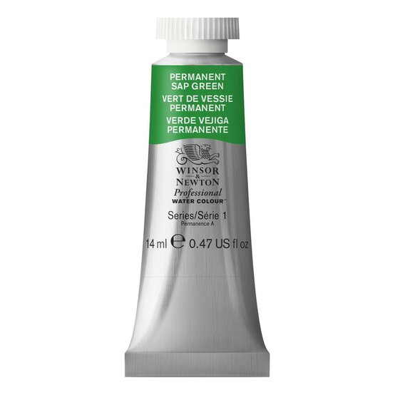 Winsor & Newton Permanent Sap Green Professional Watercolour Tube 14ml image number 1