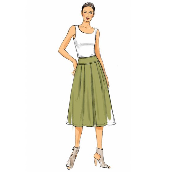 Vogue Women&rsquo;s Skirt Sewing Pattern V9090 (14-22) image number 4
