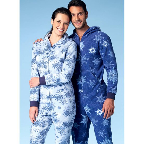 McCall&rsquo;s Family Onesies Sewing Pattern M7518 (S-XL) image number 3