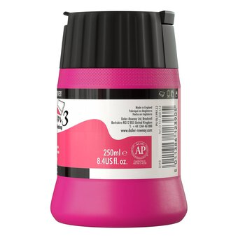 Daler-Rowney System3 Process Magenta Screen Printing Acrylic Ink 250ml