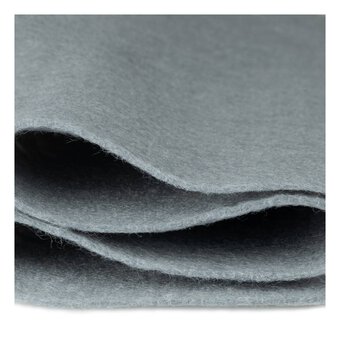 Light Grey Polyester Felt Sheet A4