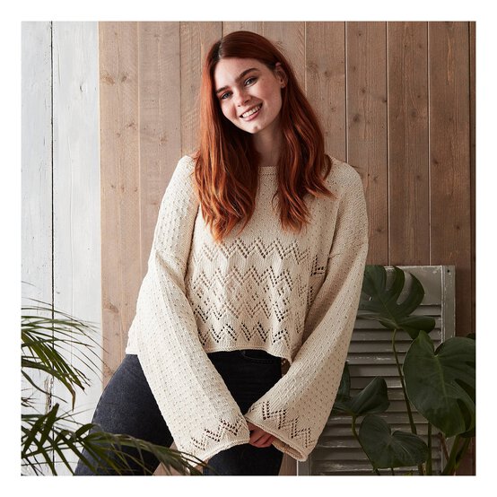 Knitcraft Flared Sleeve Jumper Digital Pattern 0264 image number 4