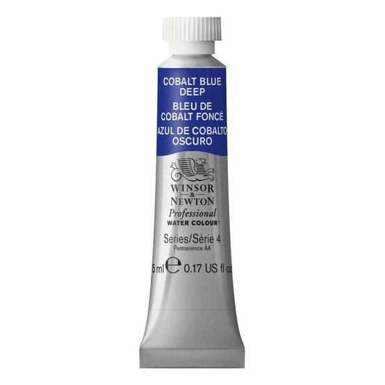 Winsor & Newton Cobalt Deep Blue Professional Watercolour Tube 5ml image number 1