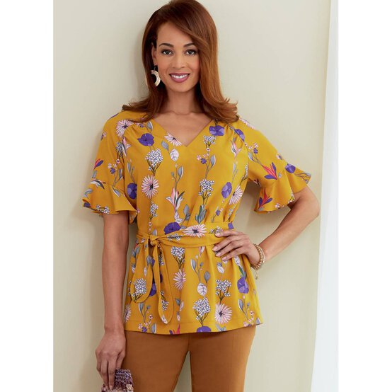 Butterick Top and Sash Sewing Pattern B6770 (XS-XXL) image number 3