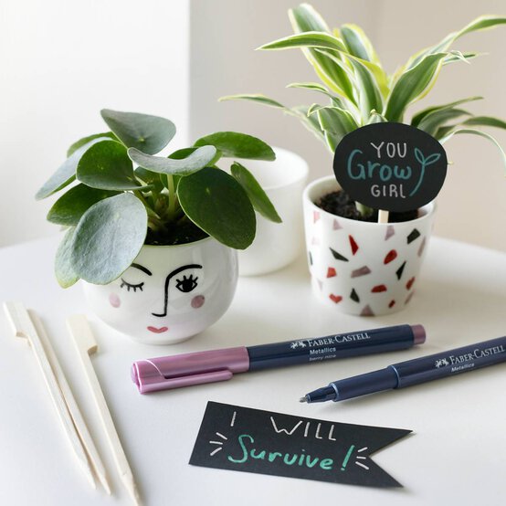 Faber-Castell Metallic Markers 6 Pack image number 4