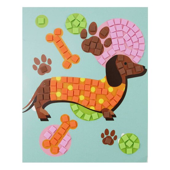 Foam Mosaic Art Sausage Dog image number 1