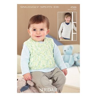 Sirdar Snuggly Spots DK Jumper and Tank Top Digital Pattern 4566