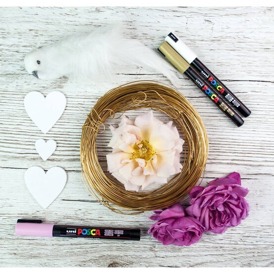 Uni-ball Fluorescent Posca PC-8K Marker Pens 4 Pack image number 8