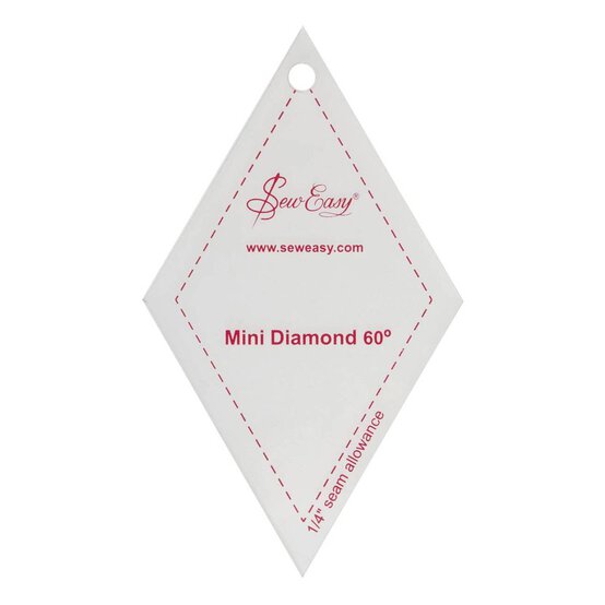 Sew Easy Mini 60 Degree Diamond Template image number 1