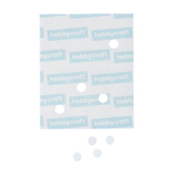 Adhesive Circle Foam Pads 10mm 80 Pack