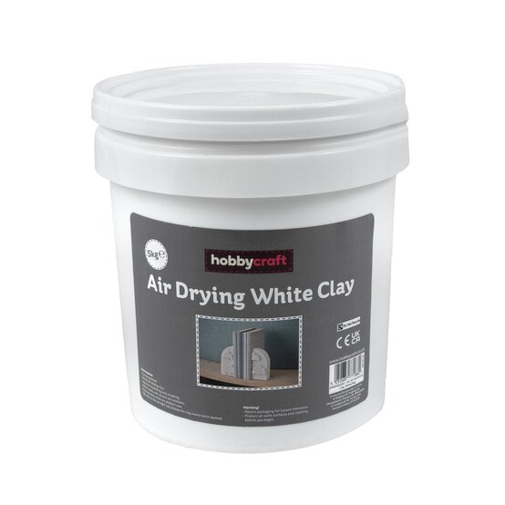 White Air Drying Clay 5kg image number 3
