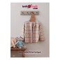 Knitcraft Kids&rsquo; Crochet Stripe Cardigan Digital Pattern 0218 image number 1