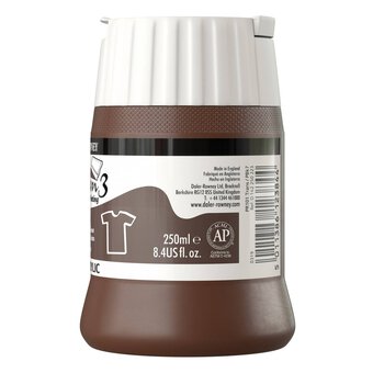 Daler-Rowney System3 Burnt Umber Textile Acrylic Ink 250ml