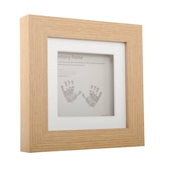 Oak Effect Memory Box Frame 15cm x 15cm