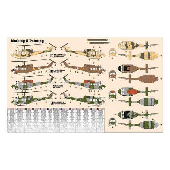 MisterCraft UH-1N Desert Huey Model Kit 1:72 image number 2