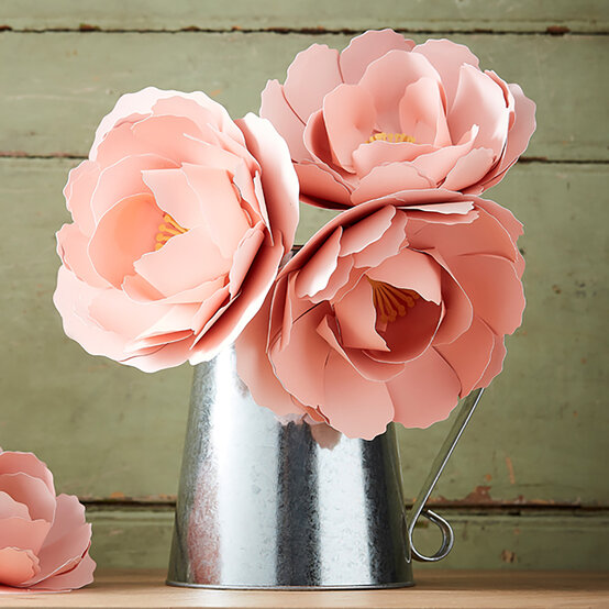 How to Make a Paper Peony Bouquet image number 1