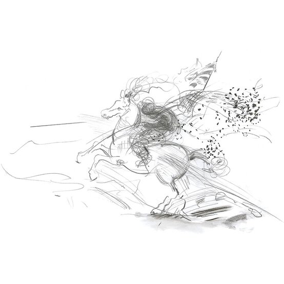 Faber-Castell Natural Charcoal Sticks 7-12mm 6 Pack image number 4