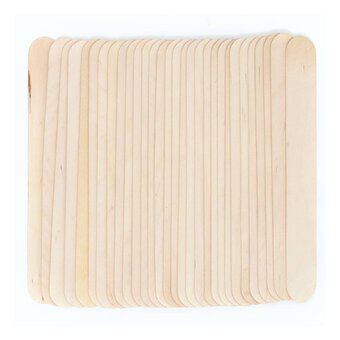 Natural Craft Sticks 30 Pack